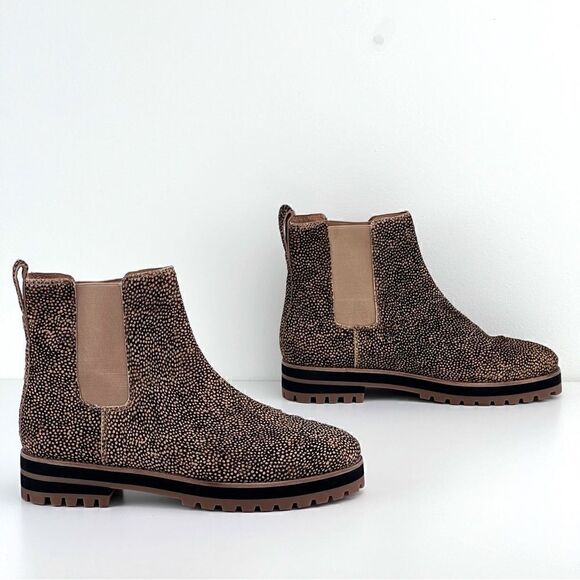NWT Madewell the Ivy Chelsea boot mini dot ankle boots calf hair size 9.5 - Picture 5 of 13